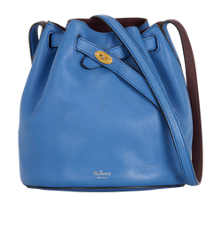 Small Abbey Bucket, Leather, Blue, TA1, 2*